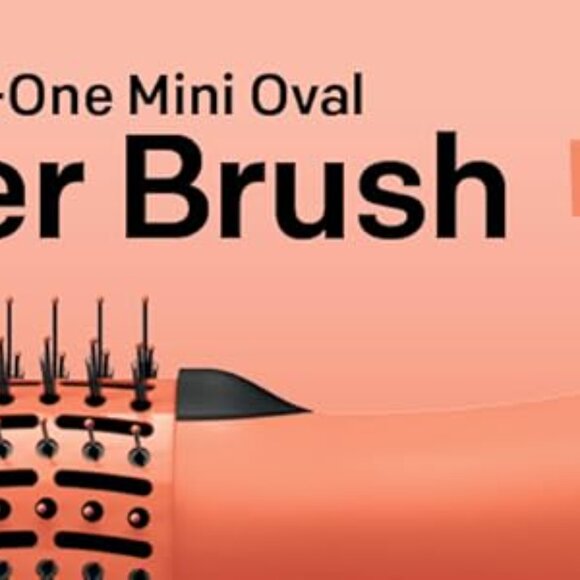 The Knot Dr BC114 All-in-One Mini Hot Air Brush, Orange - Picture 4 of 5